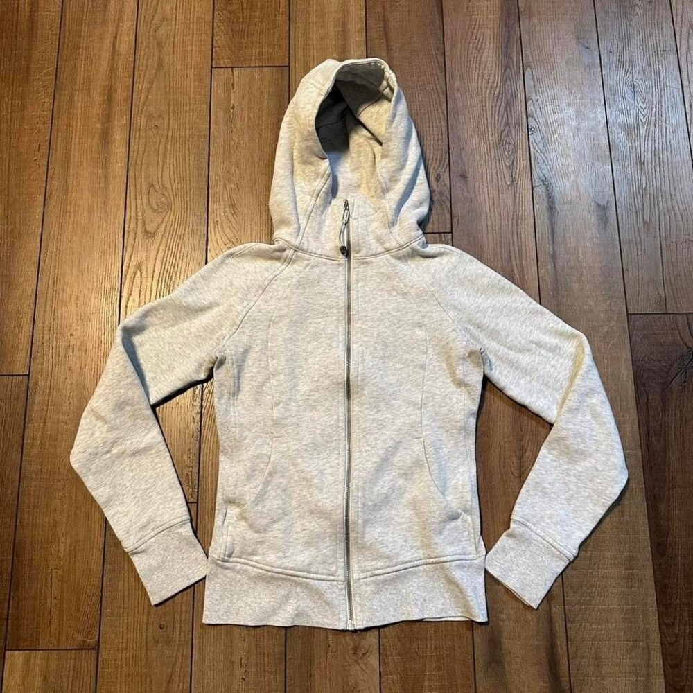Lululemon Athletica Light Gray Hoodie